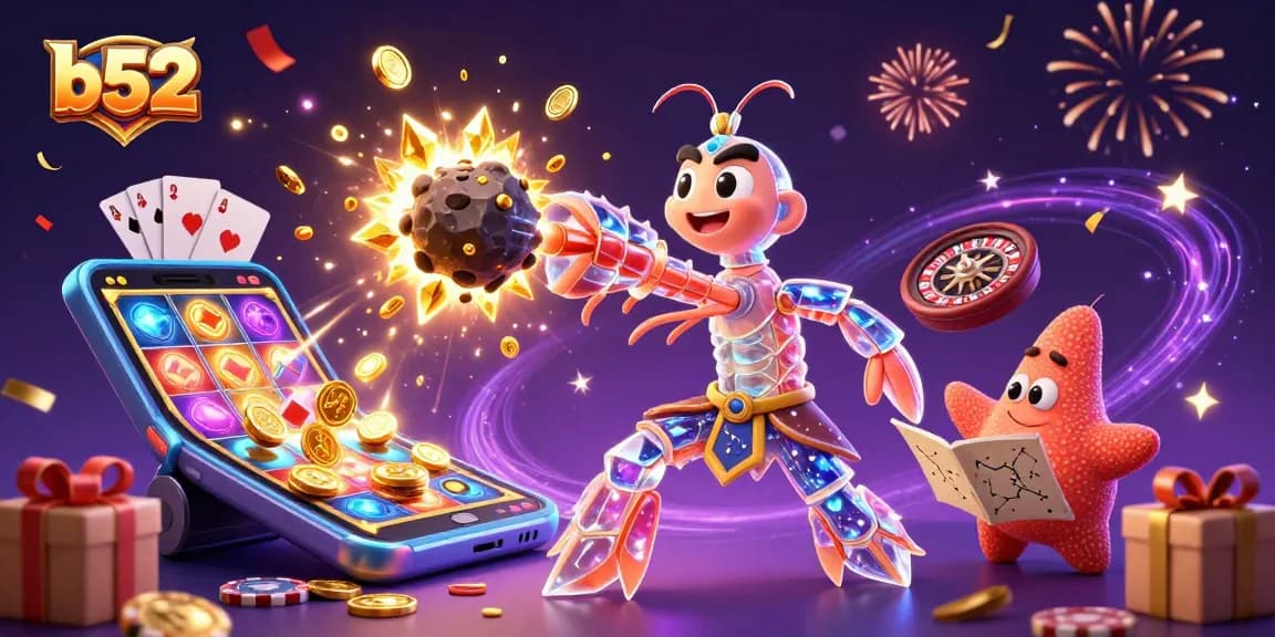 Engage with b52's explosive gaming experience featuring vibrant slot games and winning moments