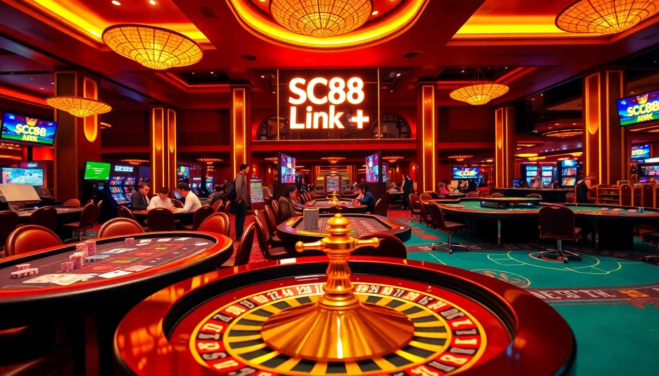 Experience thrilling games at SC88 link with vibrant casino action and excitement.