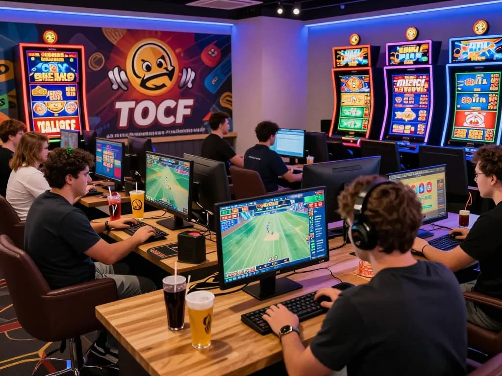 Engaging online betting scene at VAOBET gaming platform with enthusiastic players enjoying sports betting and live casino games.