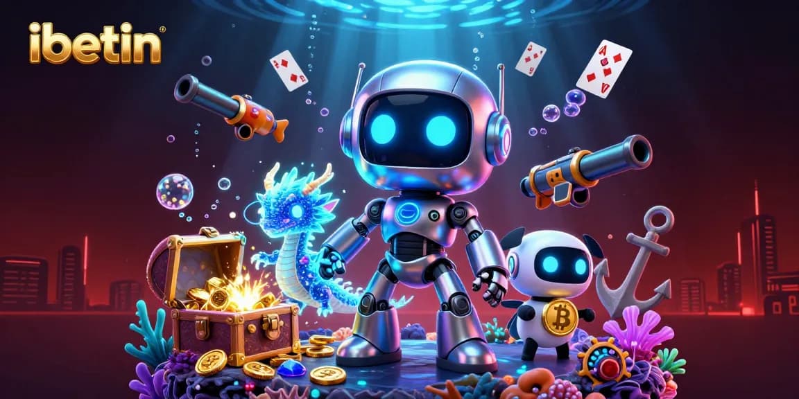 Experience the thrilling world of ibetin with vibrant 3D casino elements and engaging character interactions.