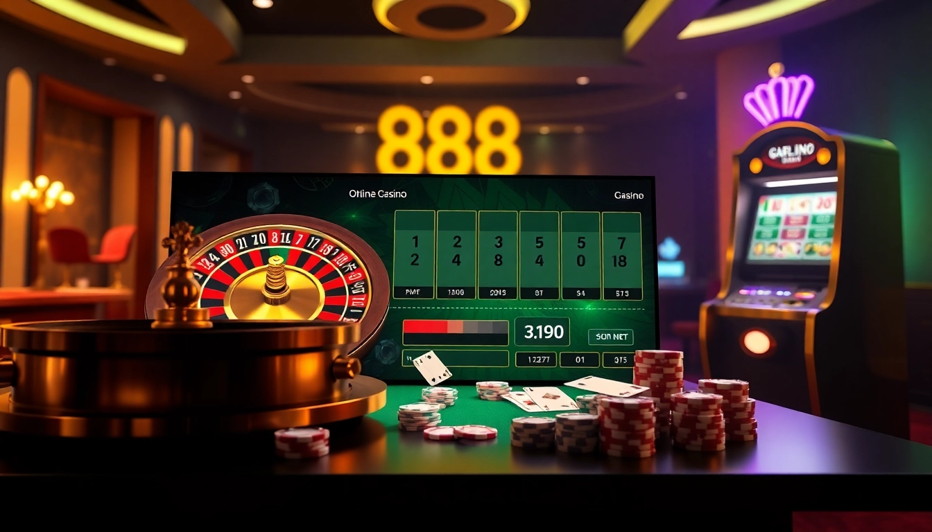 Experience luxury gambling with exciting visuals of casino games at https://888p.se.net/ showcasing roulette, cards, and slot machines.