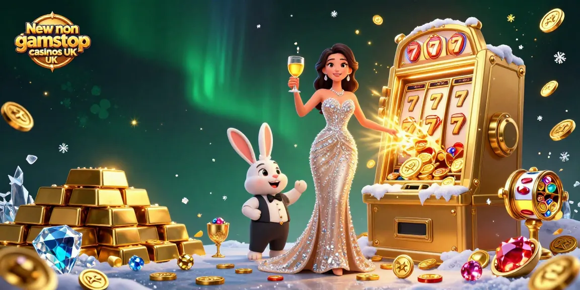 Experience the excitement of New non gamstop casinos UK with a lively casino scene featuring jackpots and celebration.