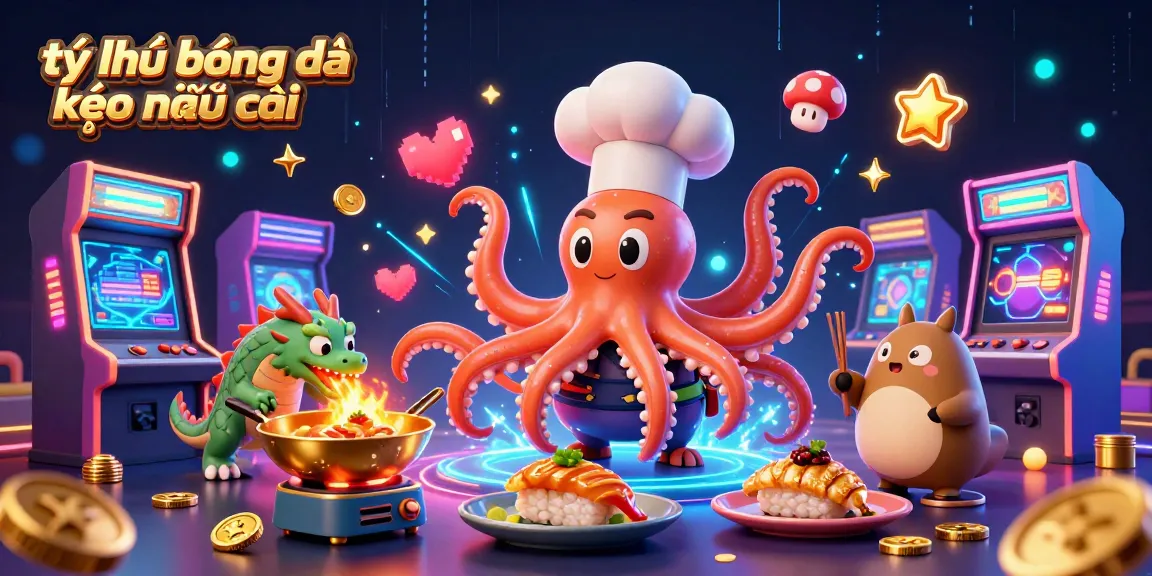 Engage with tỷ lệ bóng đá kèo nhà cái in this vibrant 3D scene featuring dynamic gaming elements.