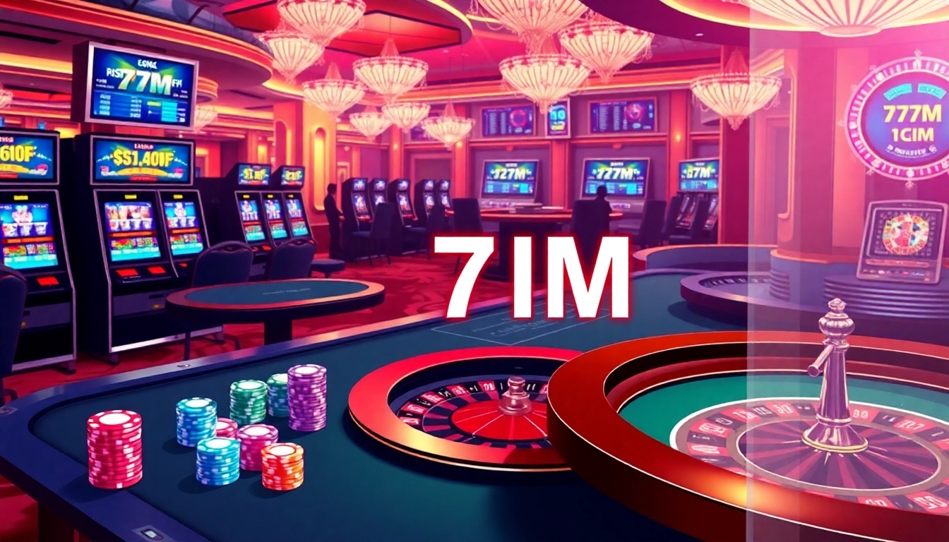 Experience high-stakes gaming excitement at 7M casino with vibrant tables and thrilling action.