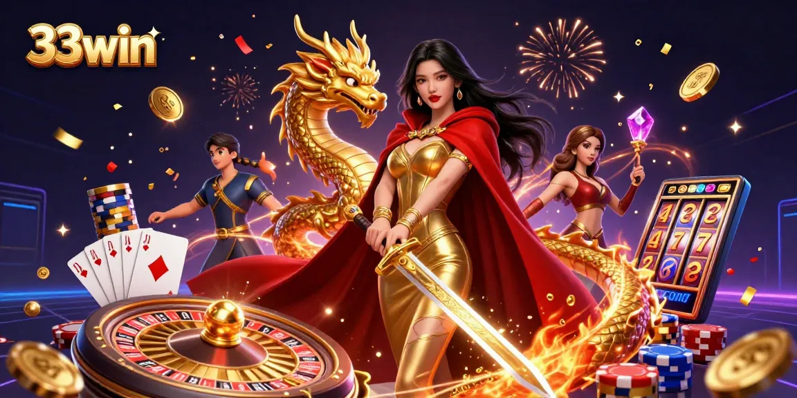 Experience thrilling gameplay at 33win with dynamic golden elements and exciting casino features!