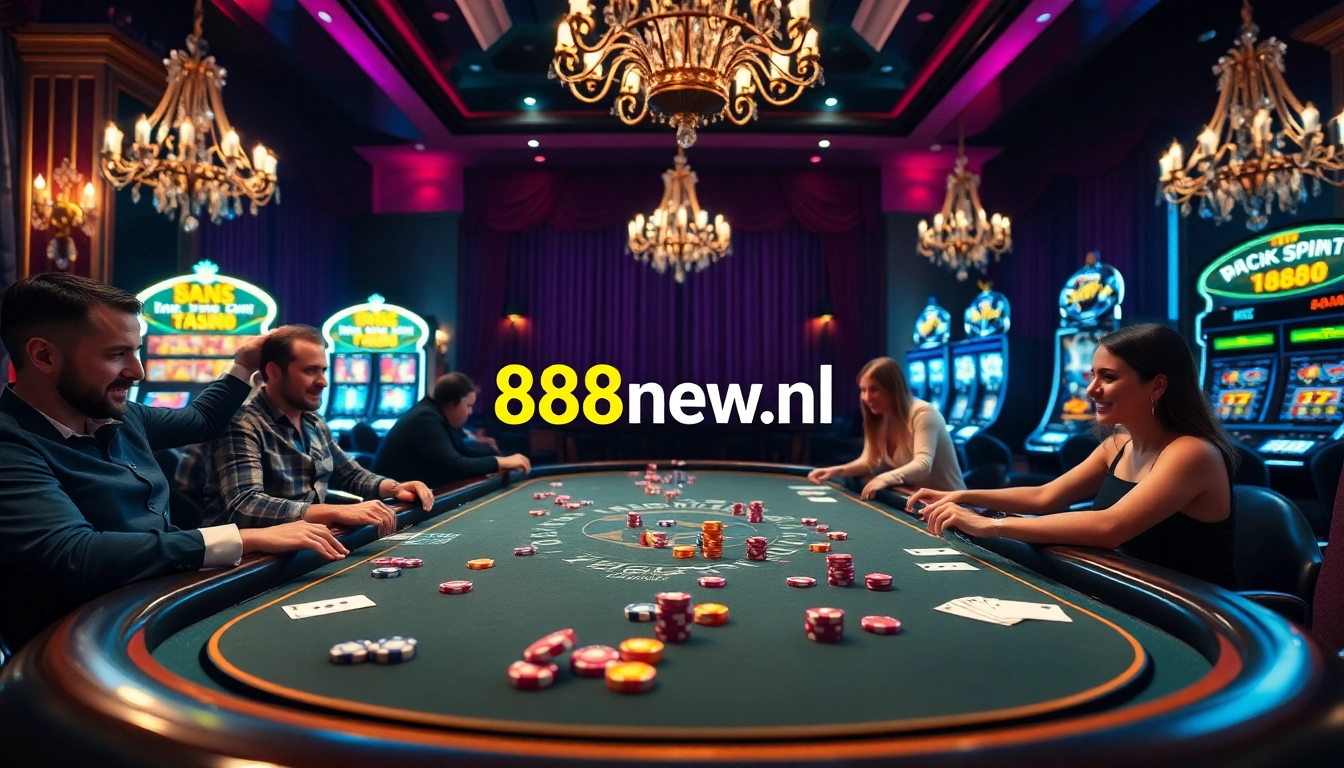 Engaging casino game players enjoying an exciting experience at 888new.nl.