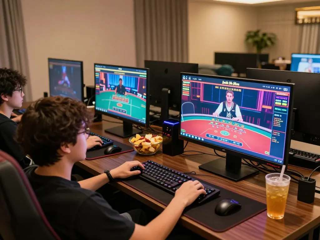 Experience online gaming excitement with https://gnk88.com/ featuring live dealer games in a cozy setup.