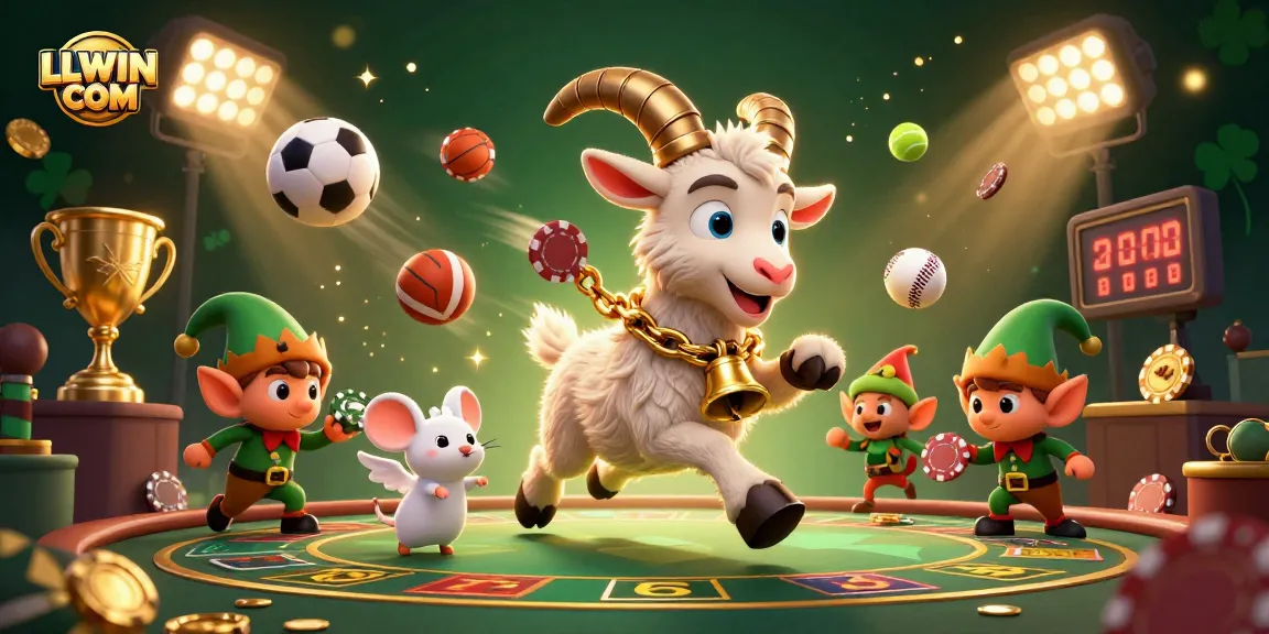 Engage in thrilling gameplay at LLWIN COM with an exciting casino scene filled with characters and dynamic elements.