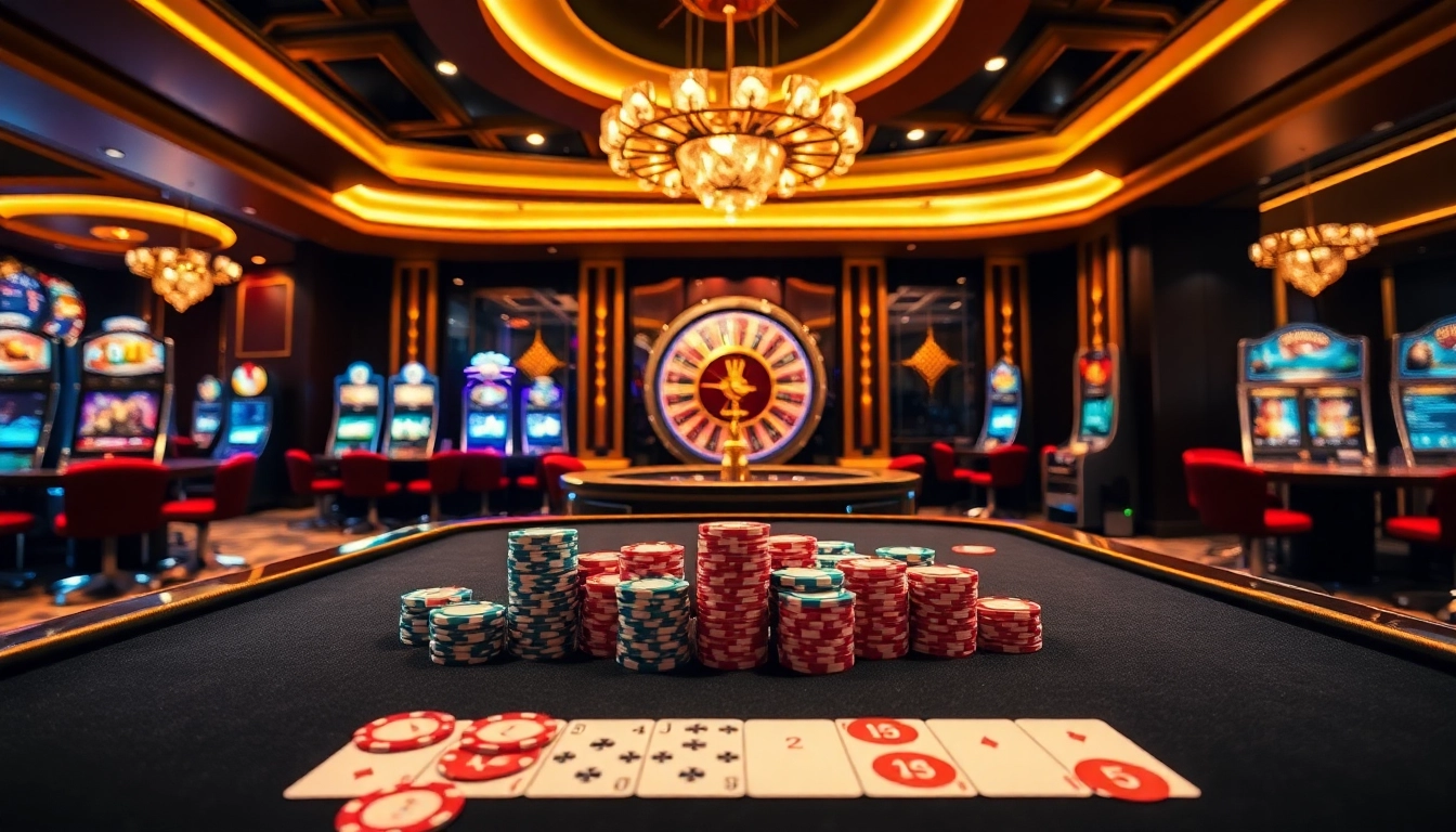 Experience high-stakes poker and slots at we88.ru.com in a vibrant casino setting.