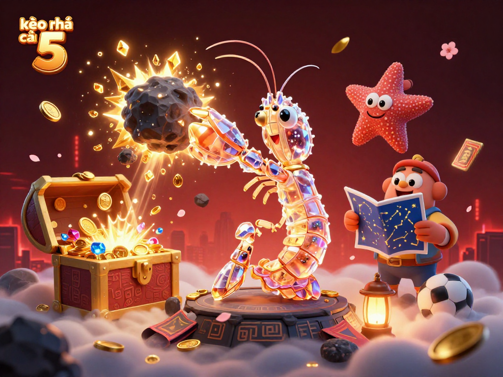 Engage with kèo nhà cái 5 as the galactic mantis shrimp and starfish bring the thrill of sports betting to life.