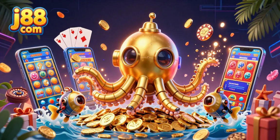 Experience thrilling gameplay at j88 com with our vibrant and engaging casino illustration.