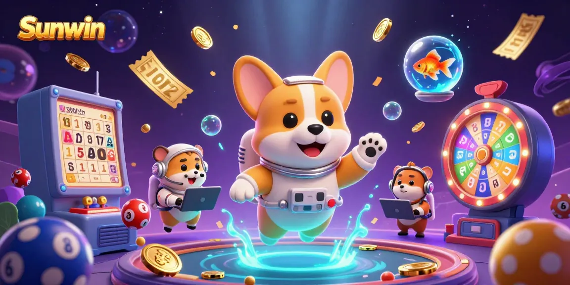 Engage with Sunwin's exhilarating gaming world through a vibrant space-themed casino adventure.
