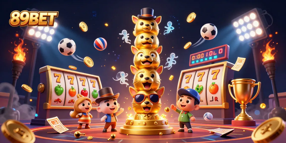 Spin to win with 89BET at the ultimate casino experience featuring dynamic 3D illustrations.