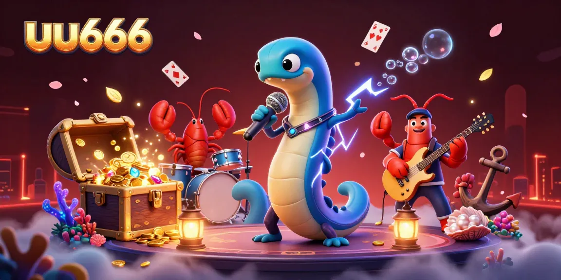 Experience the excitement of uu666 underwater casino with lively 3D characters and dynamic game elements.