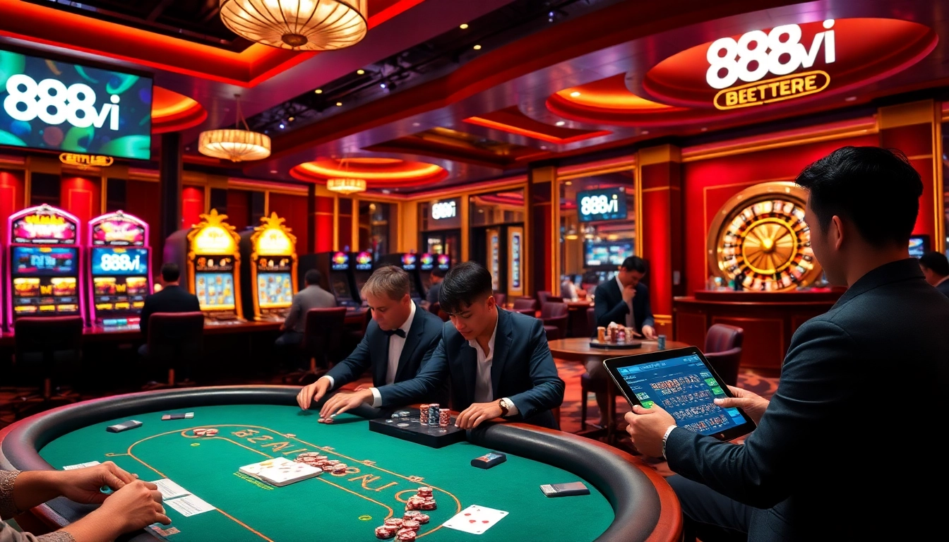 Experience the thrill of online gambling at 888VI with professional casino setups and dynamic gameplay.