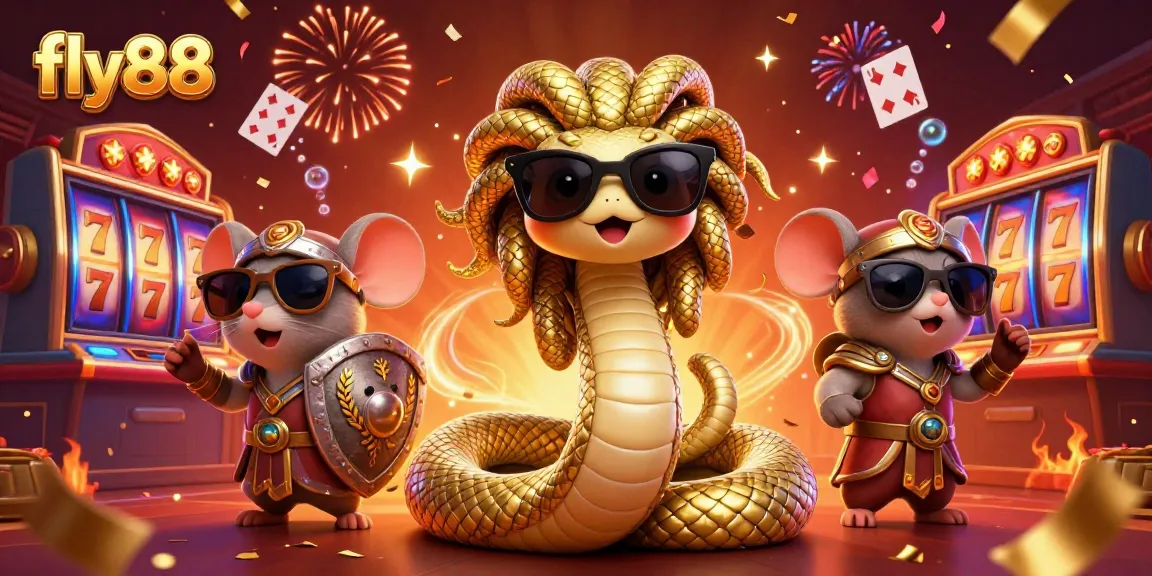 Experience thrilling gameplay at fly88 with a lively casino scene featuring engaging characters and dynamic gaming elements.