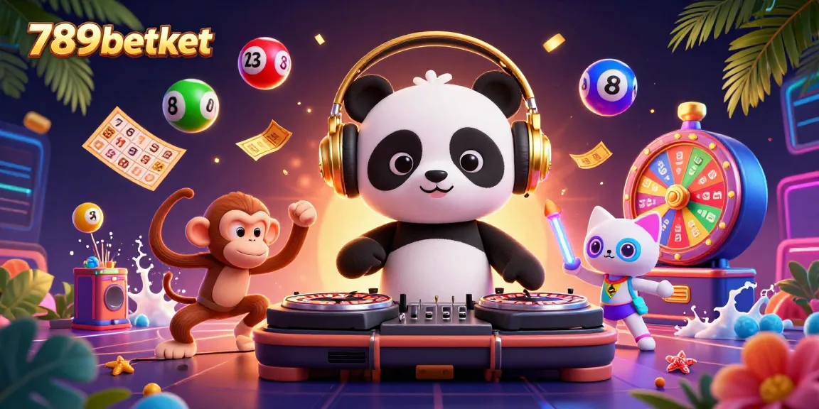 Experience dazzling thrills with 789betket as DJ panda spins at an exciting casino event!