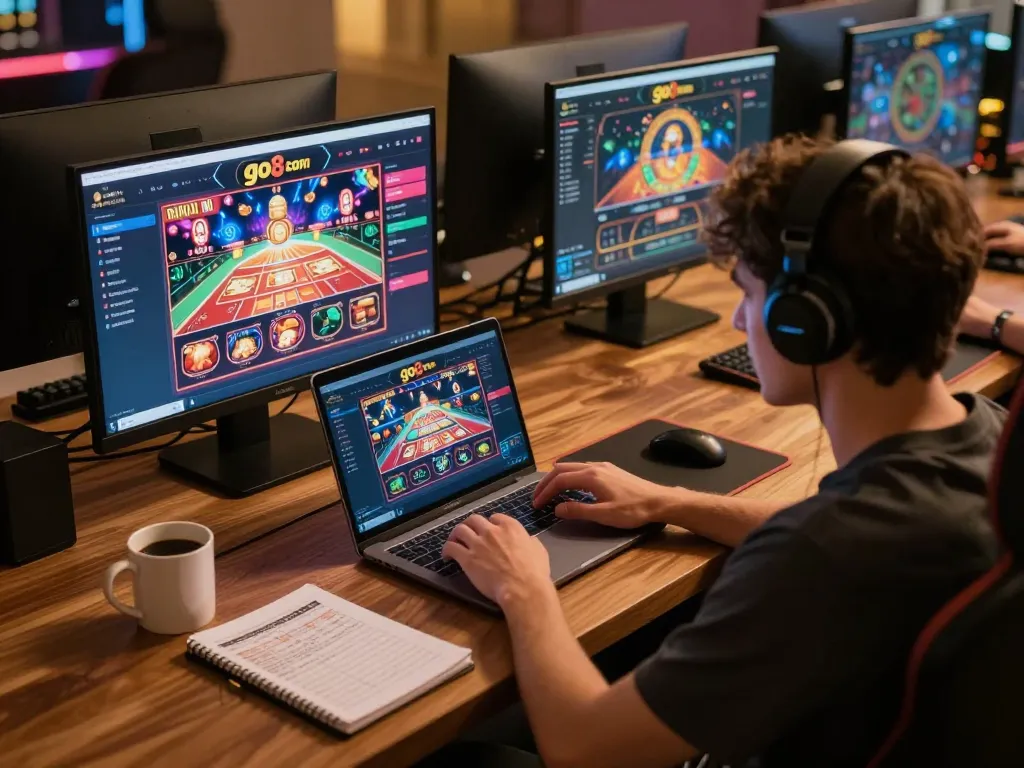 Engaging in online gaming on go8 com with focus on casino gameplay and strategic planning