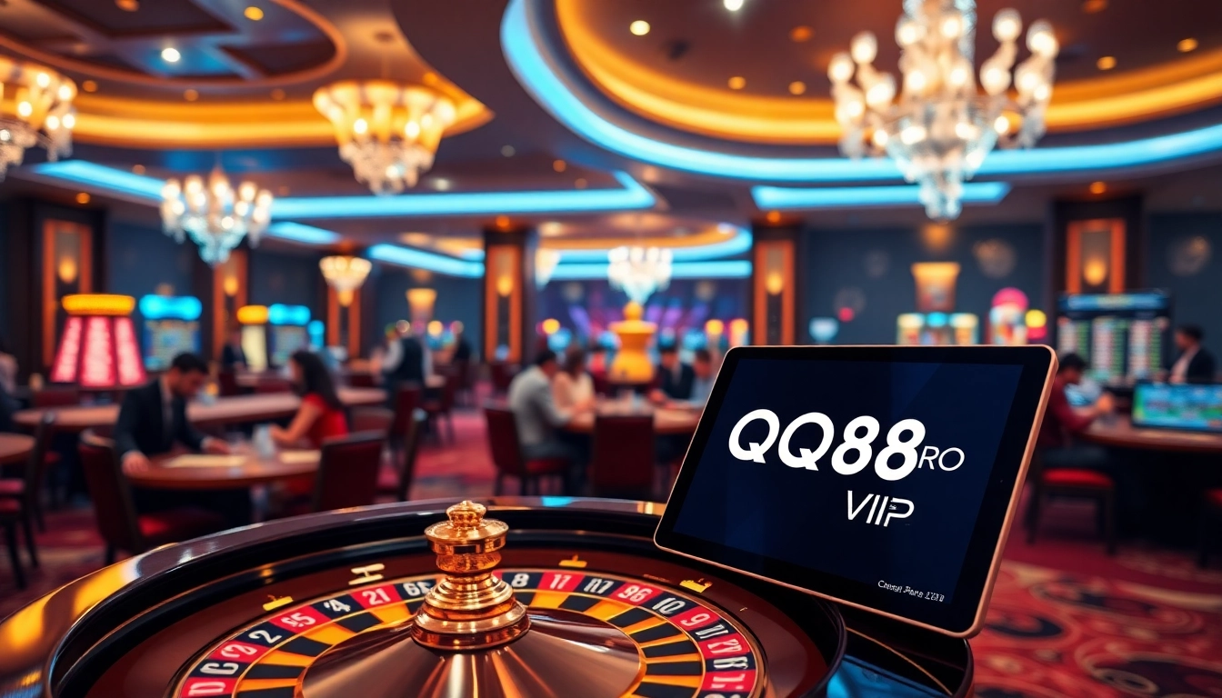 Experience high-stakes gaming at QQ88pro Vip with elite poker tables and luxurious casino ambiance.