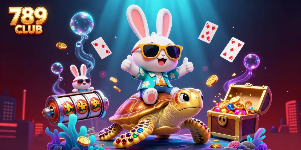 Experience the excitement at 789 CLUB with vibrant underwater visuals and casino elements.