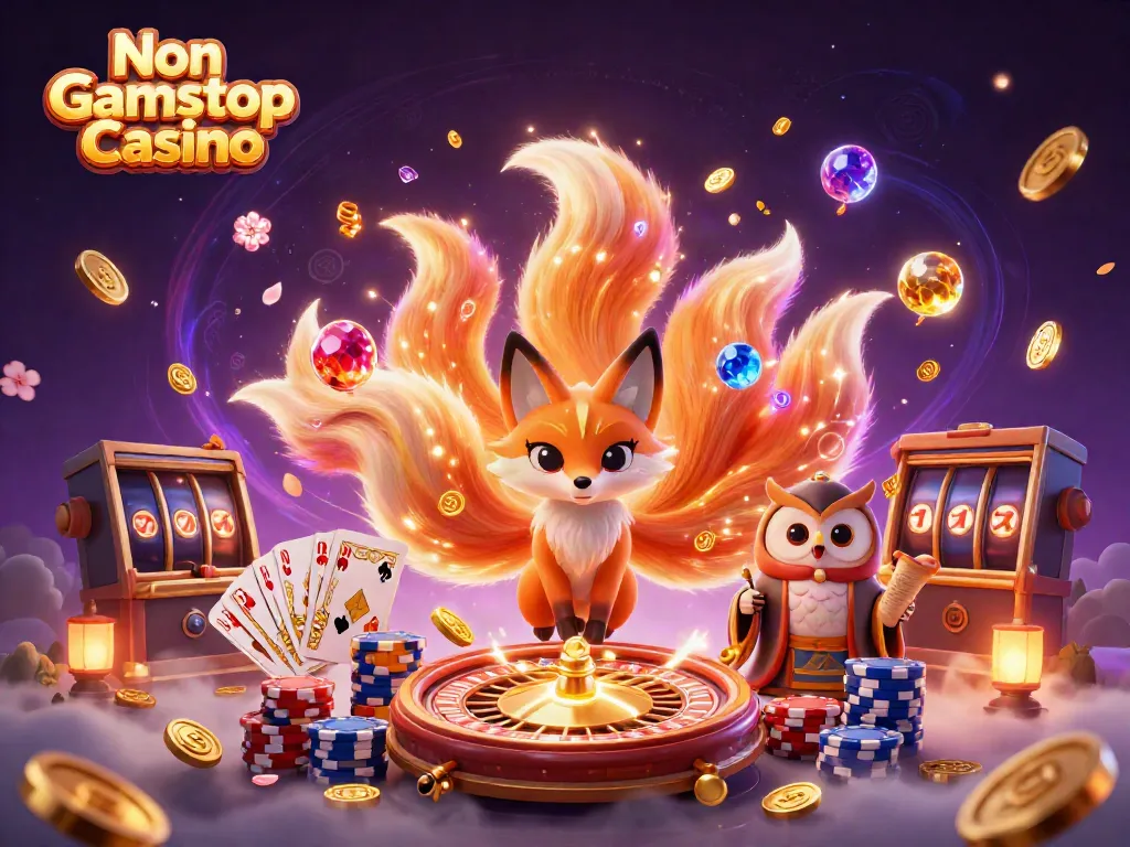 Experience vibrant gaming action at Non Gamstop Casino with mystical elements and energetic characters.