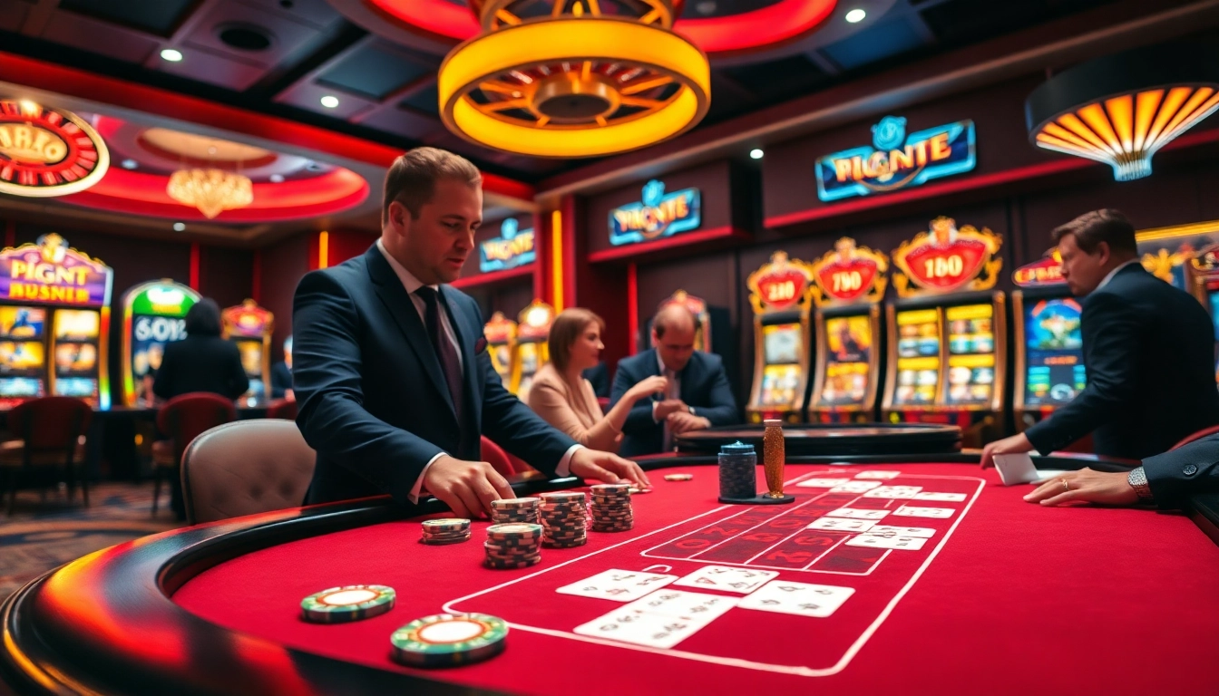 Experience thrilling casino excitement at https://nohuu.site/ with vibrant poker tables and spinning roulette wheels.