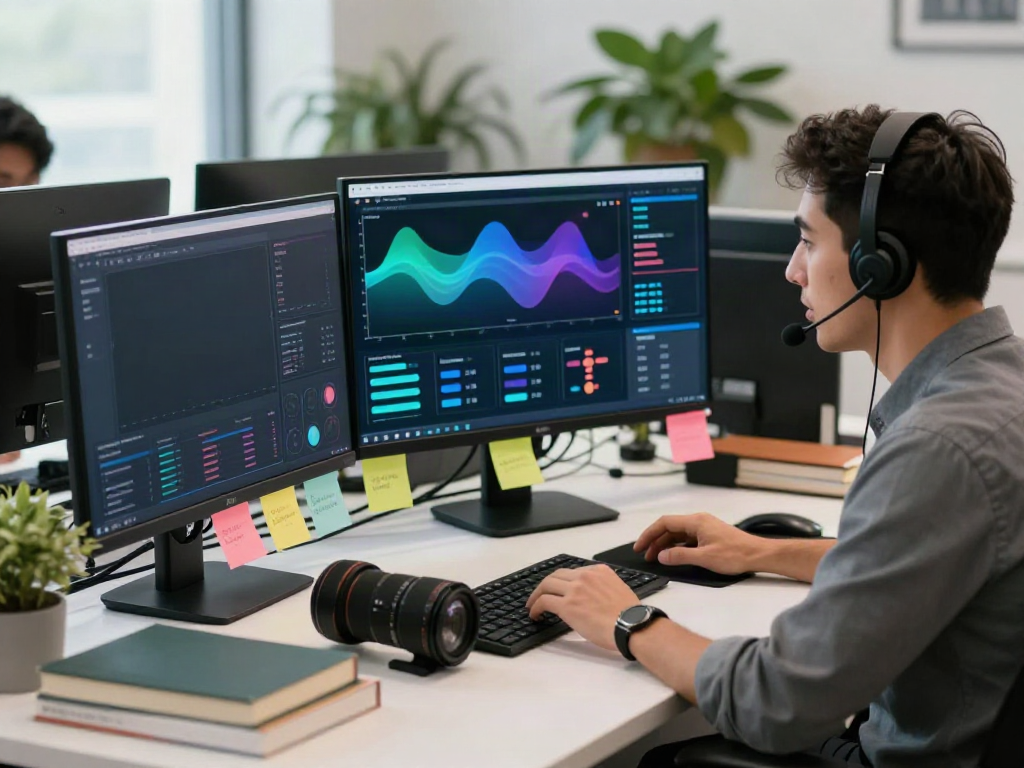 Professional workspace illustrating instant indexing strategies with digital marketing metrics and collaboration.