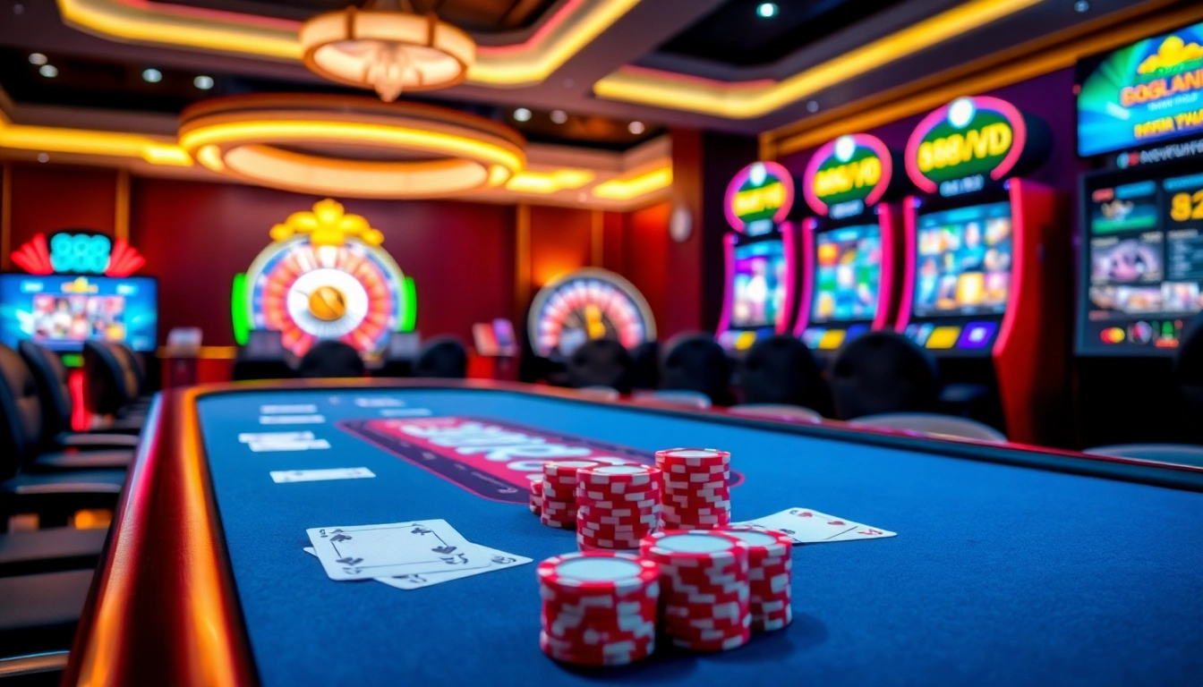 Players engaging in thrilling online betting experiences at 888VND casino.