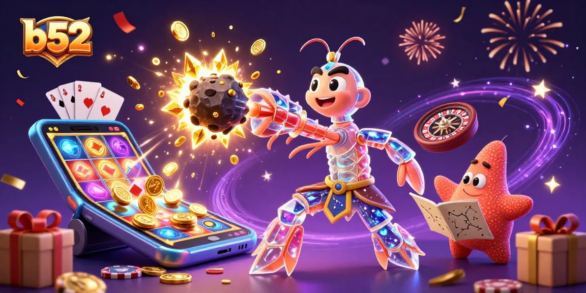Engage with b52's explosive gaming experience featuring vibrant slot games and winning moments