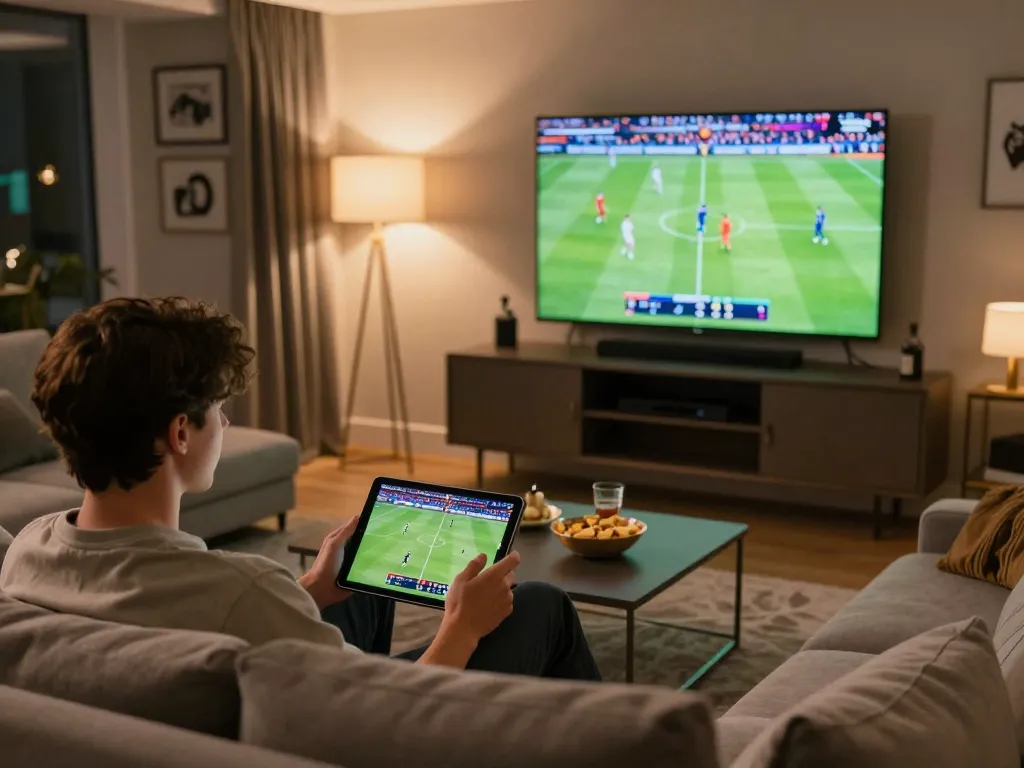 Live sports betting scene with soccer action from trực tiếp bóng đá ngoại hạng anh, reflecting excitement and strategy.