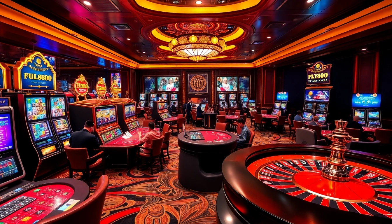 Gambling excitement at https://www.fly888.club/ with players enjoying modern casino games and vibrant slots.