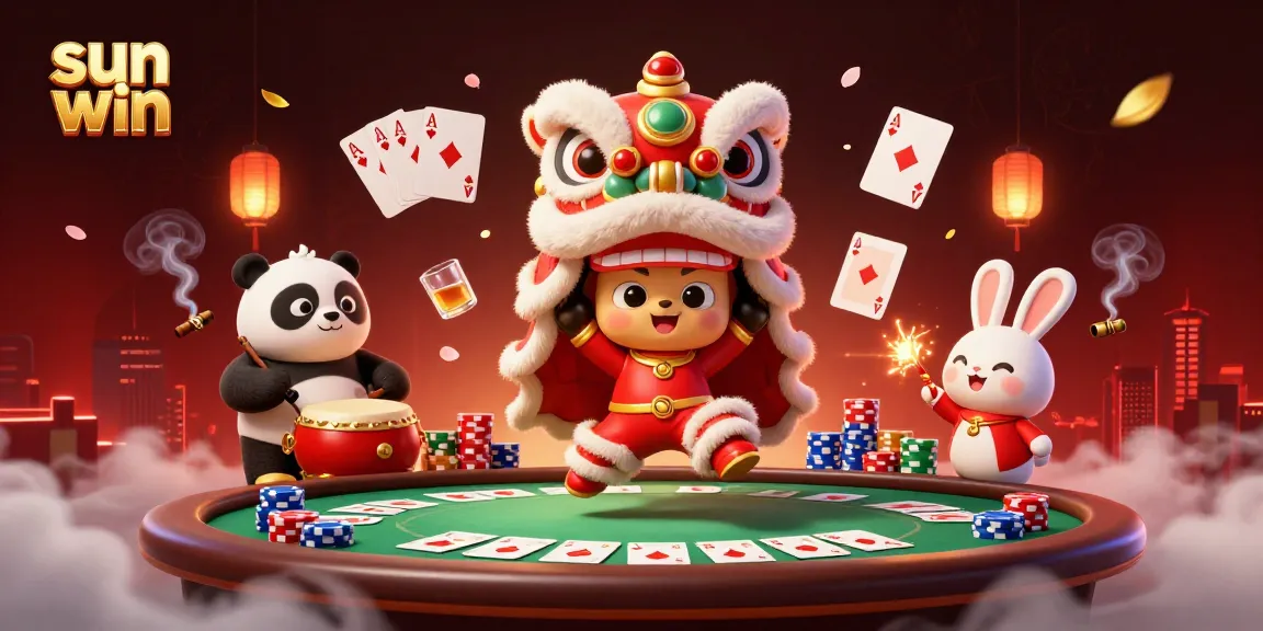 Betting with sun win while enjoying the excitement of a vibrant casino scene.
