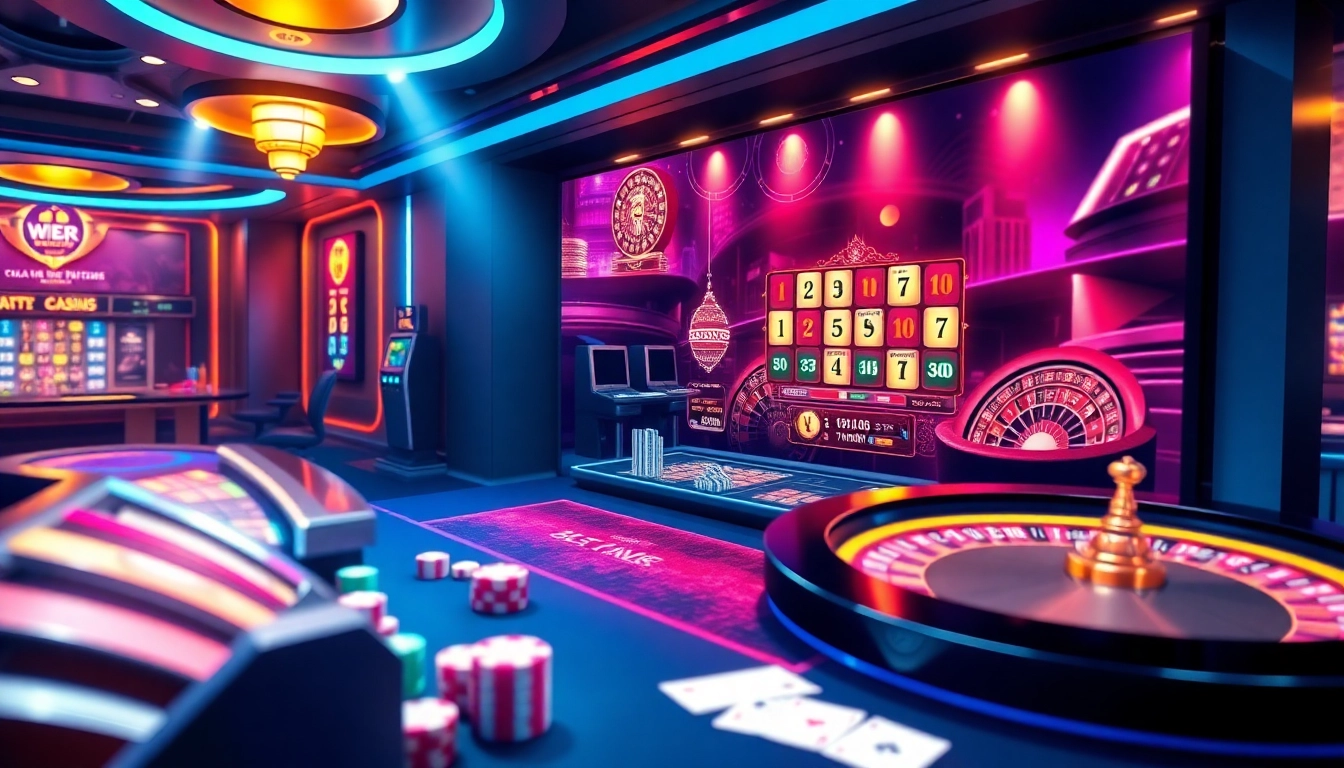 Experience the excitement of VU88's online casino with vibrant gaming elements and immersive atmosphere.