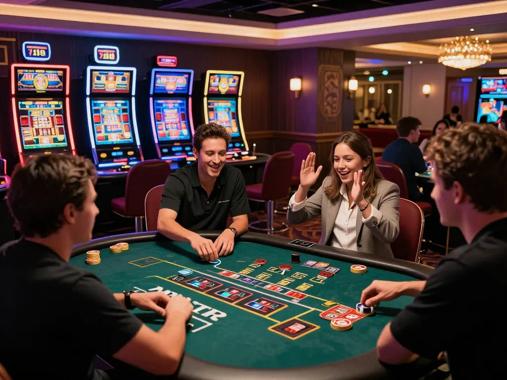 Engaging online gaming scene showcasing players enjoying 789club's live dealer blackjack experience.