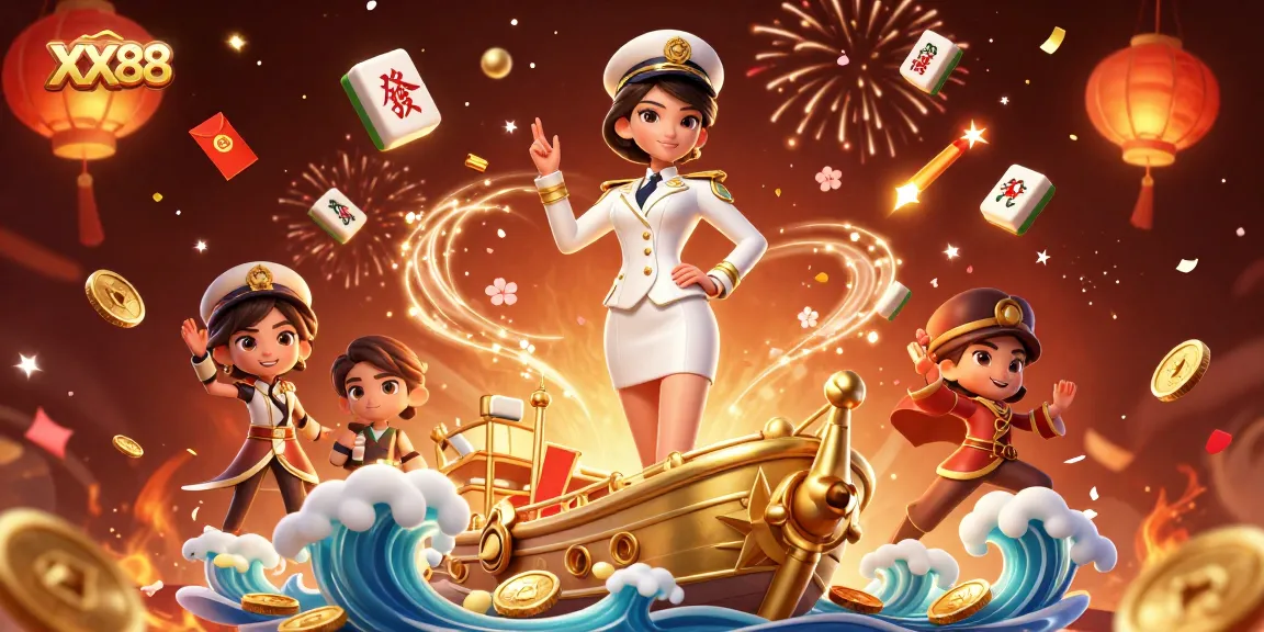 Experience the excitement of gaming at XX88 with vibrant casino elements and a festive atmosphere.