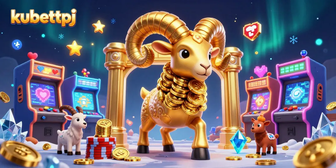 Play your winning strategy at kubettpj with golden ram charging through a digital casino landscape.