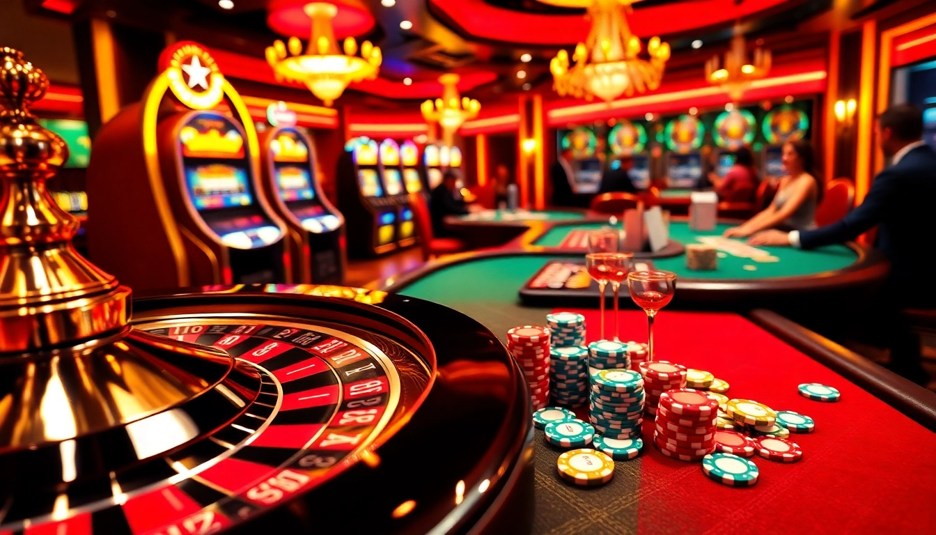 Experience the thrill of gambling at kkwin with vibrant slot machines and elegant poker tables.
