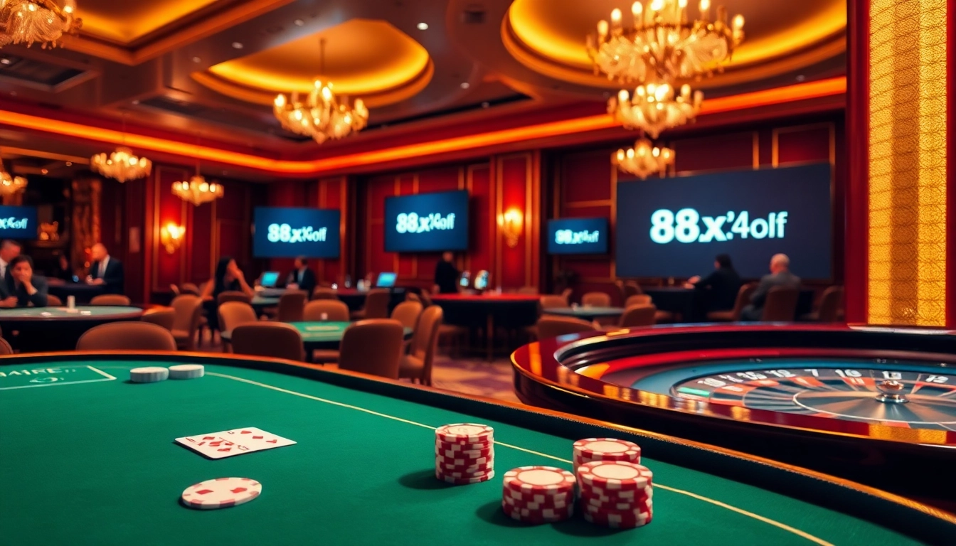 Experience the thrill of gambling at https://8xx.golf/ with luxurious casino tables and vibrant poker action.