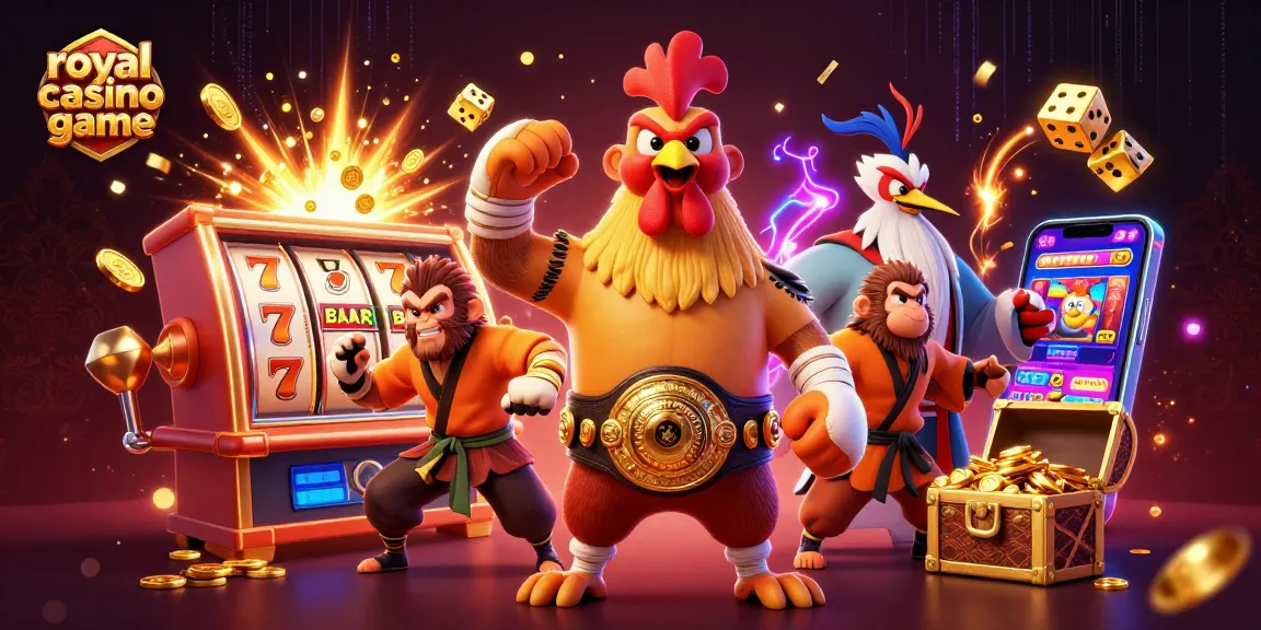 Experience the excitement of the royal casino game with vibrant characters and immersive gaming elements.