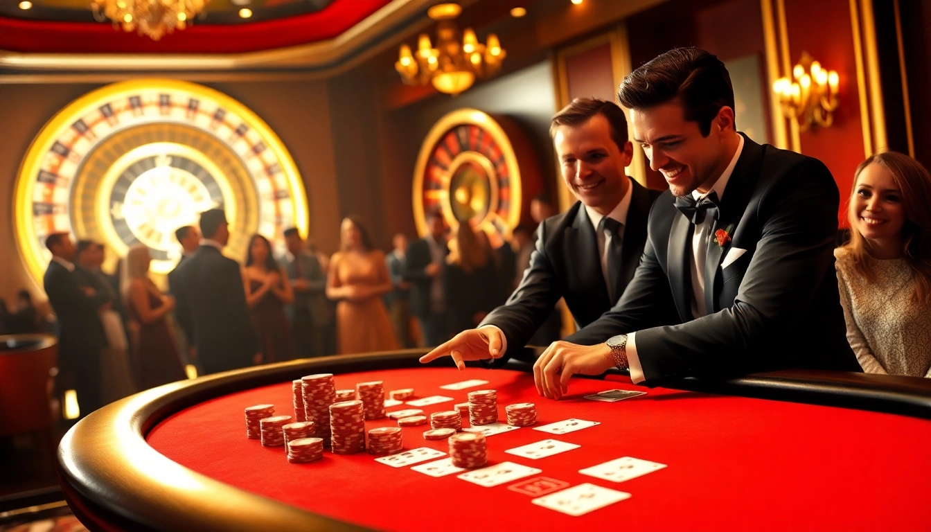 Experience the thrill of gambling at pg88 with vibrant poker tables and roulette.