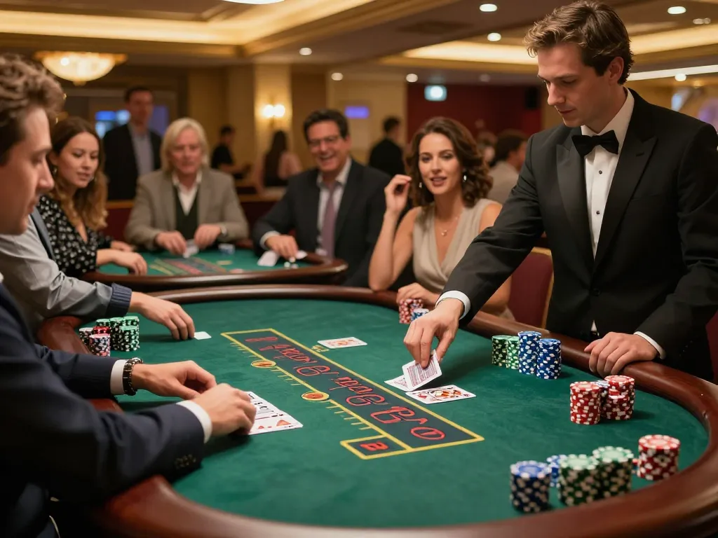 Players engaging in an exciting blackjack game at NN888 casino capturing strategic betting moments.