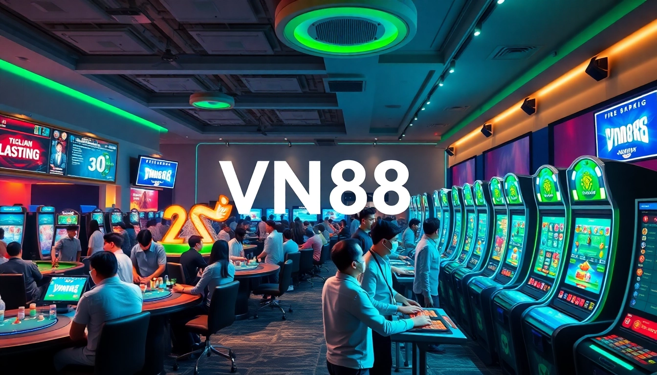 Experience the excitement at VN88 with the new link vn88 link mới, showcasing a dynamic online betting environment.