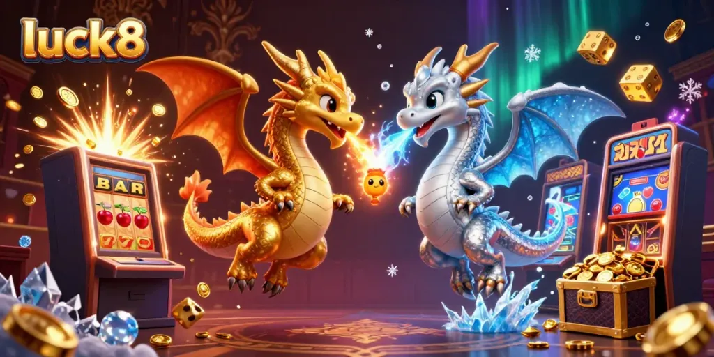 Experience the thrill of luck8 with fabulous dragons and jackpot symbols bursting into action.