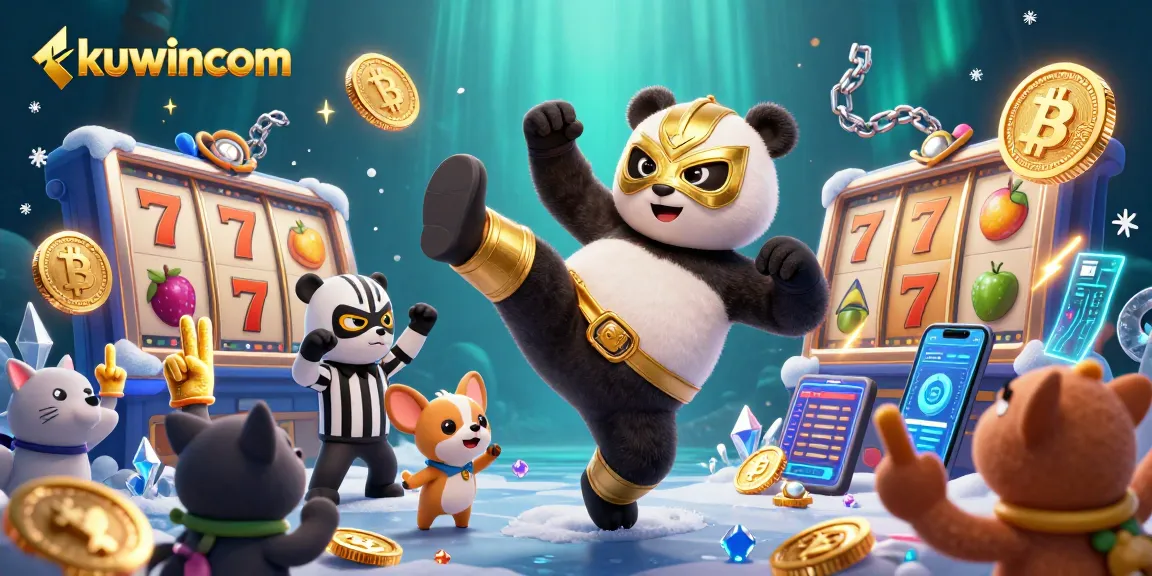Kuwincom offers thrilling slots and crypto games featuring 3D cartoon characters and vibrant game elements.