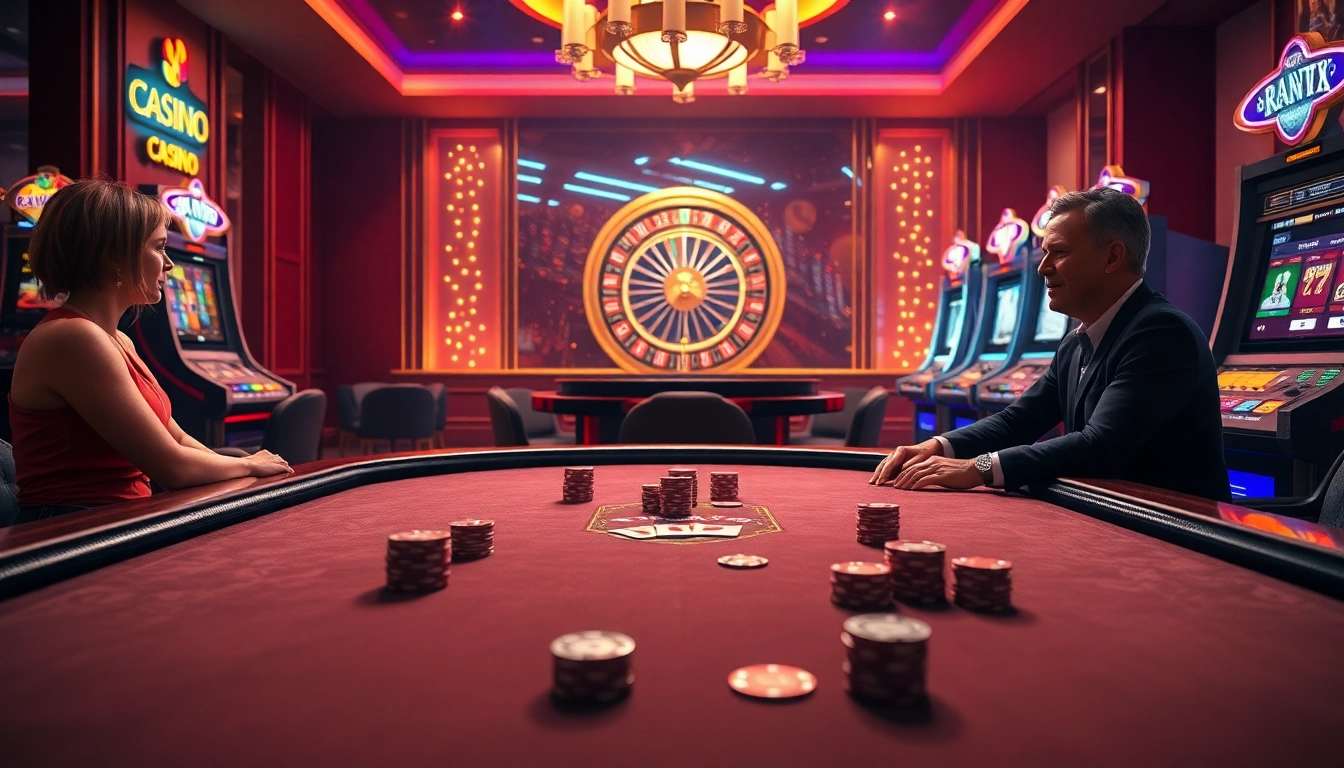 Experience the thrill of gaming at https://69vn15.top/ with vibrant casino tables and engaging players.