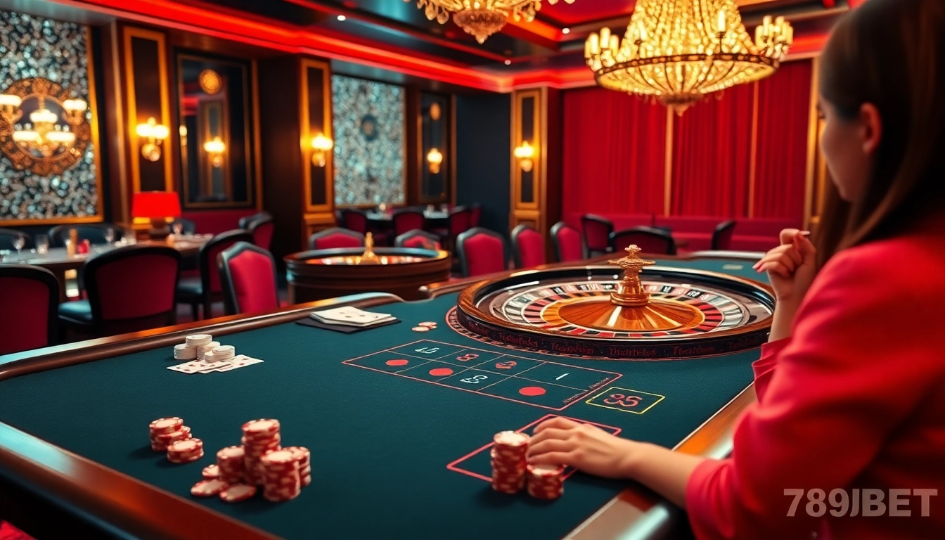 Experience the excitement of 789bet vip gaming with a luxurious blackjack table scene.