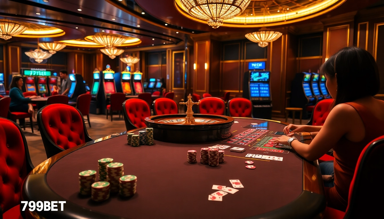Players enjoying an immersive gaming experience at 789BET casino.