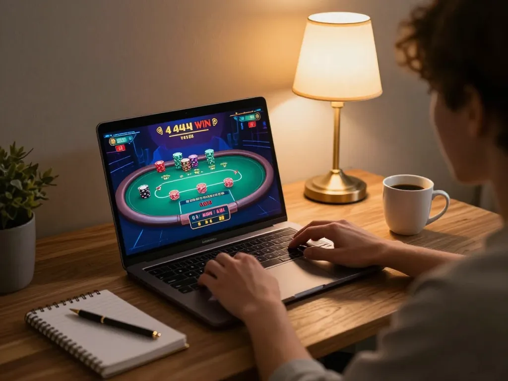 Experience online gaming excitement at 4444 WIN with dynamic poker gameplay and a cozy atmosphere