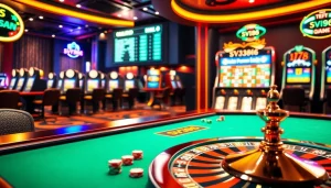 Experience the thrill of online gambling at https://sv388win.live with intense betting action and vibrant casino visuals.