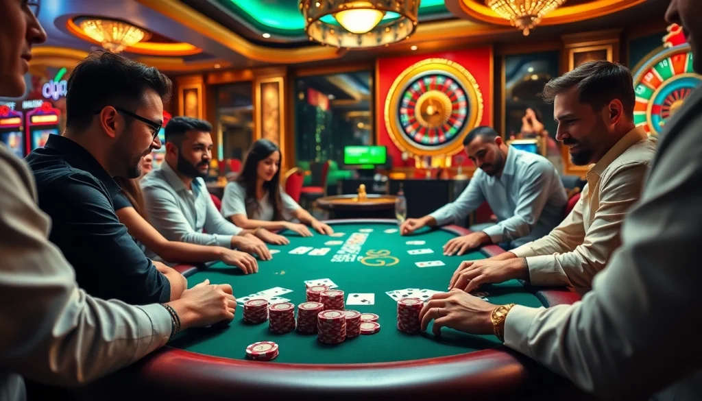 Experience thrilling poker games at https://99okwin.live with engaging players and vibrant casino ambiance.